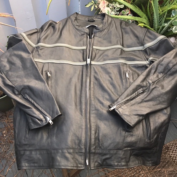 SALE Unik leather motorcycle jacket size 2XL - Picture 7 of 8